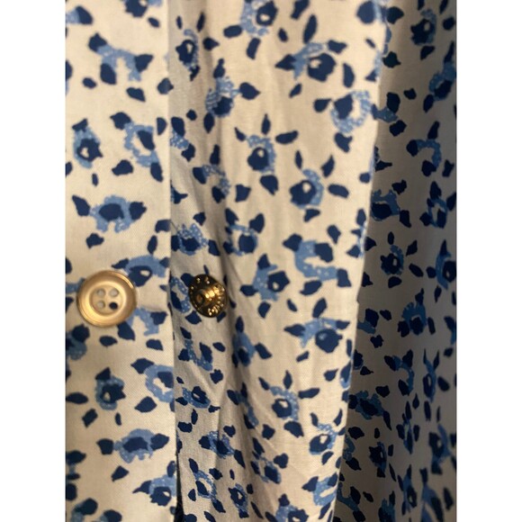 SpringTime Duster/Night wear  Blue Floral Size Small - Picture 4 of 7